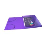 Boite De Classement Exabox En Polypropylène - Dos 25mm - Crystal Colours - A4 - Couleurs Assorties - X 8 - Exacompta