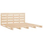 vidaXL Cadre de lit sans matelas 200x200 cm bois massif de pin