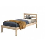 Lit PINO naturel 90x200 - Sommier inclus