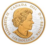 Pièce de monnaie 125 Dollars Canada Dragon triomphant 2021 – Argent BE