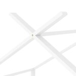 vidaXL Cadre de lit d'enfant Blanc Bois de pin massif 70x140 cm