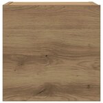 vidaXL Meubles TV muraux 3 Pièces chêne artisanal bois d'ingénierie