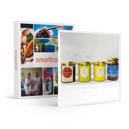SMARTBOX - Coffret Cadeau Coffret 4 pâtes à tartiner artisanales aux saveurs originales -  Gastronomie
