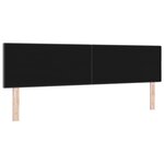 Tête de lit LED vidaXL rembourrée à boutons gris foncé 90 cm en tissu