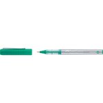 Faber-Castell Roller Free Ink Stylo à bille à encre liquide - Pointe conique 0 5 mm - Largeur de trait extra fine - Clip en métal - Couleur verte