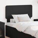 vidaXL Tête de lit avec tête de lit Chêne noir 75 cm Bois d'ingénierie