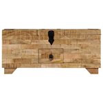 vidaXL Table basse Bois de manguier massif 80x40x35 cm