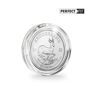 Capsules rondes ULTRA PERFECT FIT pour pièces de 1 oz argent 39mm. Paquet - 10 capsules