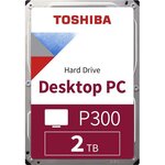 Disque Dur Interne - TOSHIBA - P300  - 2To - 5400 tr/min - 3,5 Boite Retail