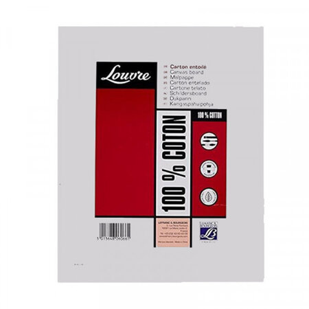 Carton entoilé - 100  coton - 18x24 cm - lefranc bourgeois