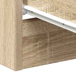 vidaXL Table de chevet Chêne Sonoma 38x35x56 cm Bois d'ingénierie