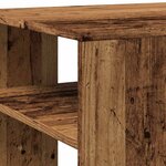 vidaXL Table d'appoint vieux bois 100x50x40 cm bois d'ingénierie
