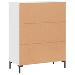 vidaXL Buffet blanc 69 5x34x90 cm bois d'ingénierie