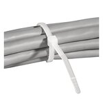 Lien autobloquant large pour charges lourdes à usage unique translucide 7 6x370 mm (lot de 100)