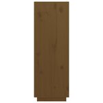 vidaXL Buffet haut Marron miel 89x40x116 5 cm Bois massif de pin