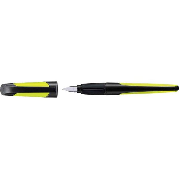 Stylo plume easybuddy a  droitiers  noir/lime stabilo