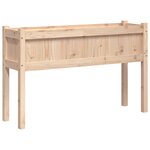 vidaXL Jardinières avec pieds 110x31x70 cm bois de pin massif