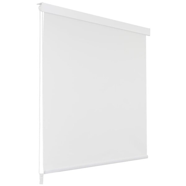 vidaXL Store roulant de douche 160x240 cm Blanc