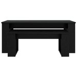 vidaXL Ensemble de tables basses 2 Pièces Chêne noir Bois d'ingénierie