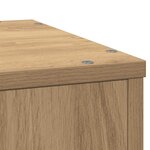 vidaXL Support pour plantes 33x33x100 cm bois d'ingénierie