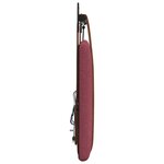 vidaXL Tête de lit suspendue Avec lumière LED Bordeaux PU antique