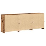 vidaXL Buffet LED Bois Ancien 181 x 37 x 67 cm Bois d'ingénierie