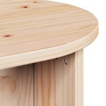 vidaXL Table basse Naturel 80 x 39 5 x 35 cm Bois de pin massif