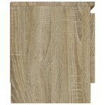 vidaXL Meuble TV avec porte Chêne sonoma 102x30x36 cm