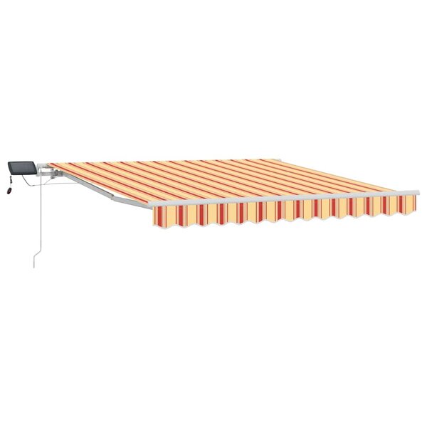 vidaXL Auvent Rétractable with 300 x 250 cm jaune et orange