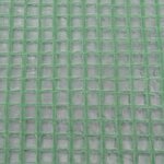 Vidaxl couverture de remplacement de serre (0 5 m²) 50x100x190 cm vert