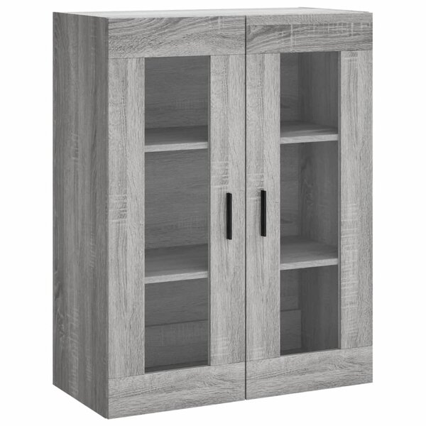 vidaXL Armoire murale sonoma gris 69 5x34x90 cm