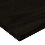 vidaXL Marches d'escalier 12 Pièces marron foncé 100x25x2 cm chêne massif