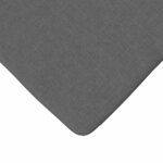 vidaXL Coussins de siège 4 Pièces Gris foncé 40 x 40 x 3 cm tissu