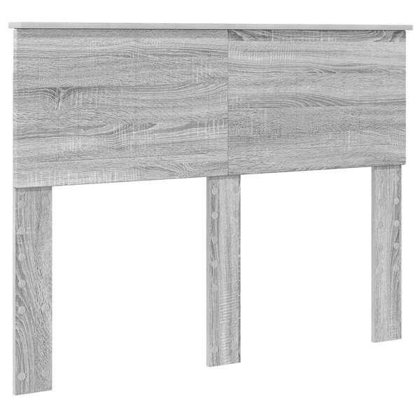 vidaXL Tête de lit Gris Sonoma 135 cm Bois d'ingénierie