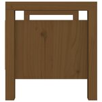 vidaXL Banc d'entrée Marron miel 80x40x43 cm Bois de pin massif
