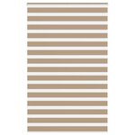vidaXL Store zèbre marron sable largeur du tissu 135 9 cm polyester