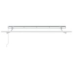 vidaXL Auvent Rétractable Manuel Rouge et Blanc 350x200 cm
