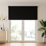 vidaXL Store enrouleur Protection UV Noir 120 x 230 cm Polyester