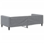 vidaXL Lit de repos gris clair 100x200 cm tissu