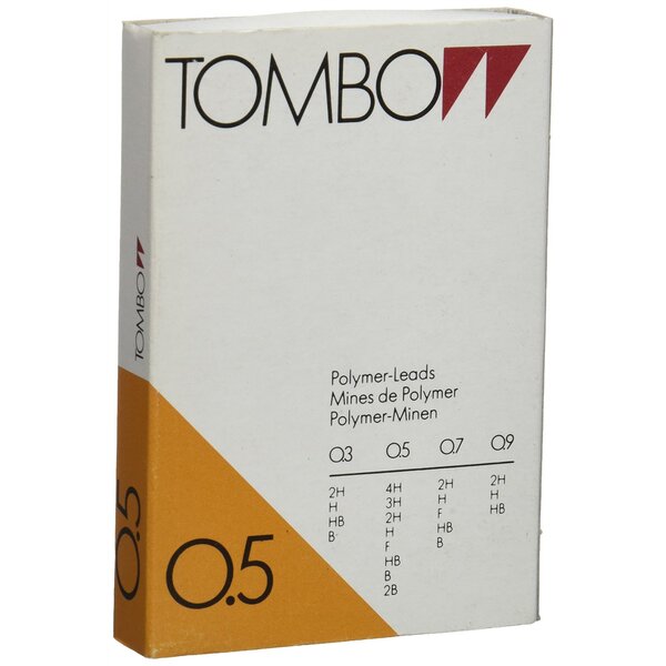 Etui de 12 Mines pour porte-mine pointe calibrée 0 5 mm dureté 4H x 12 TOMBOW