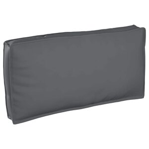 vidaXL Coussin pour assise / dossier de palette avec oreiller Anthracite