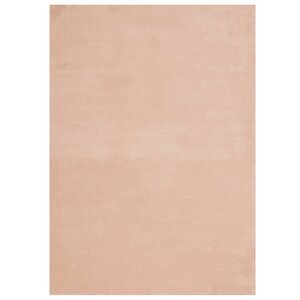 vidaXL Tapis HUARTE à poils courts doux lavable rouge clair 200x280 cm