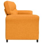 vidaXL Canapé 100  polyester  cadre en métal  MDF  Contreplaqué