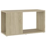 vidaXL Meuble TV Chêne sonoma 60x24x32 cm Bois d'ingénierie
