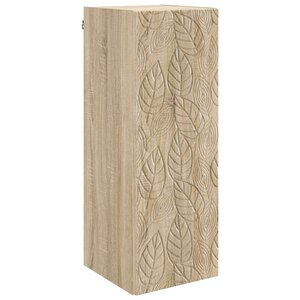 vidaXL Armoire Murale 33 x 34 5 x 90 cm Bois d'ingénierie Chêne Sonoma