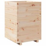 vidaXL Jardinière 50x50x72 5 cm bois de pin massif