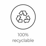 Capi Jardinière Nature Rib 35x34 cm ivoire KOFI932