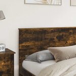 vidaXL Tête de lit Chêne fumé 180 cm Bois d'ingénierie