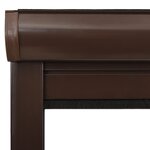 Vidaxl moustiquaire à rouleau pour fenêtres marron 80x170 cm