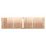 vidaXL Jardinière 180x50x50 cm bois de pin massif
